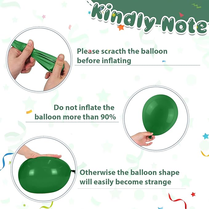 Football Balloons, 12 Inch Soccer Balloons with Green Black White Latex Soccer Printed Star Foil Balloons With Ribbons for Football Sport Theme Party Decorations Birthday Supplies