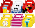 Wonderland Party Decorations Boxes Wonderland Paper Gift Boxes Tea Party Goodie Snack Treat Box with Handles for Tea Theme Parties Fairy Birthday Baby Shower Favors Supplies Decorations （24Pcs ）