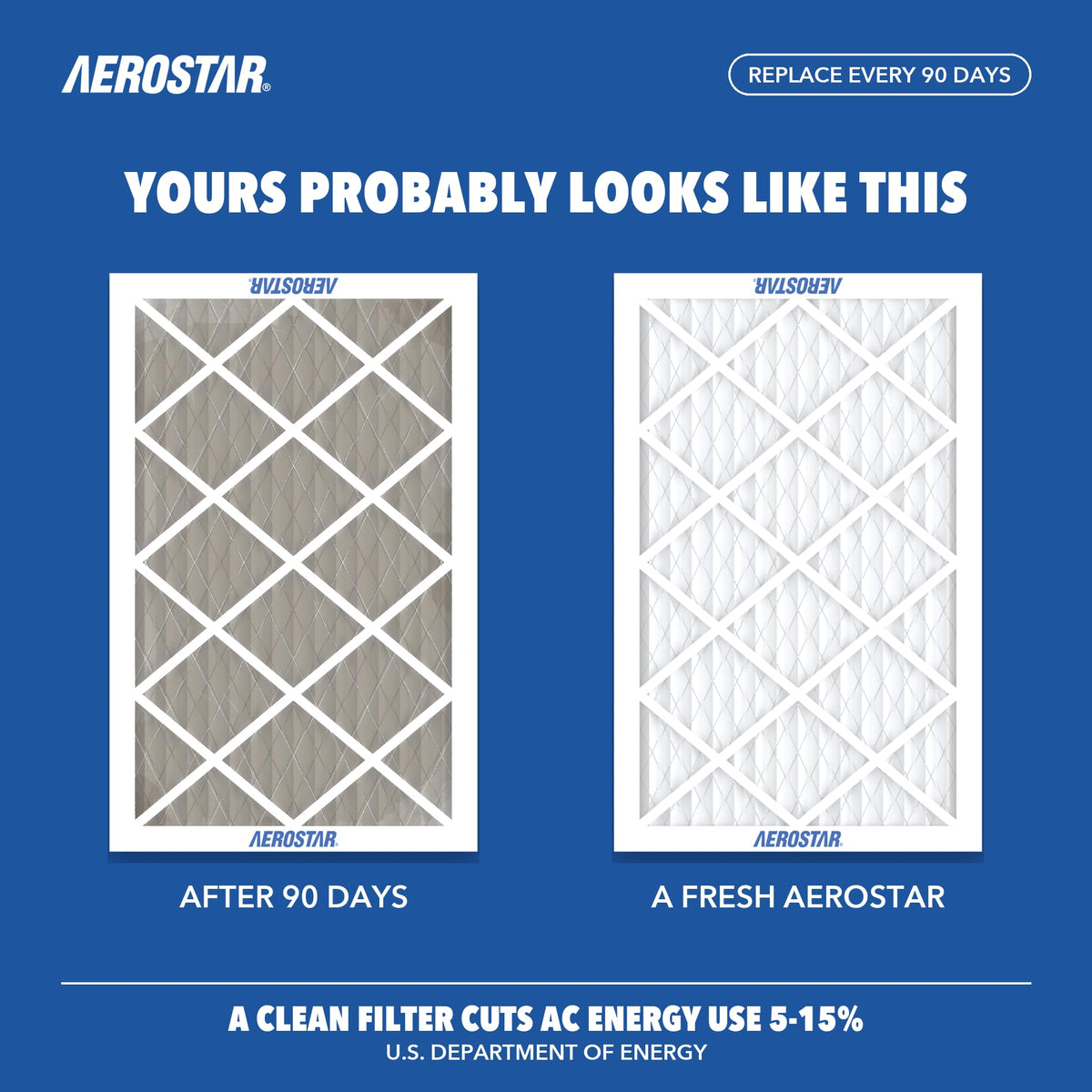 Air Filter 8x12x1 MERV 11 AC Filter (4 Count)