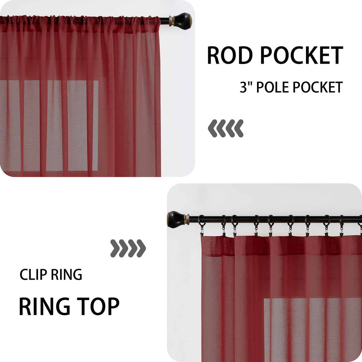 Short Sheer Door Curtain Closet Linen Textured Curtain Sheers Doorway Light Filtering Voile Patio Glass Doors Rod Pocket Curtains French Door