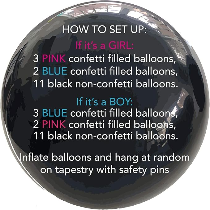 Rool Gender Reveal Games Ideas Gender Reveal Balloon Dart Games for Party Supplies Pack Powder
