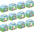 12Pcs Pink Pig Birthday Party Gift Boxes for Cartoon Pig Themed Birthday Party Supplies