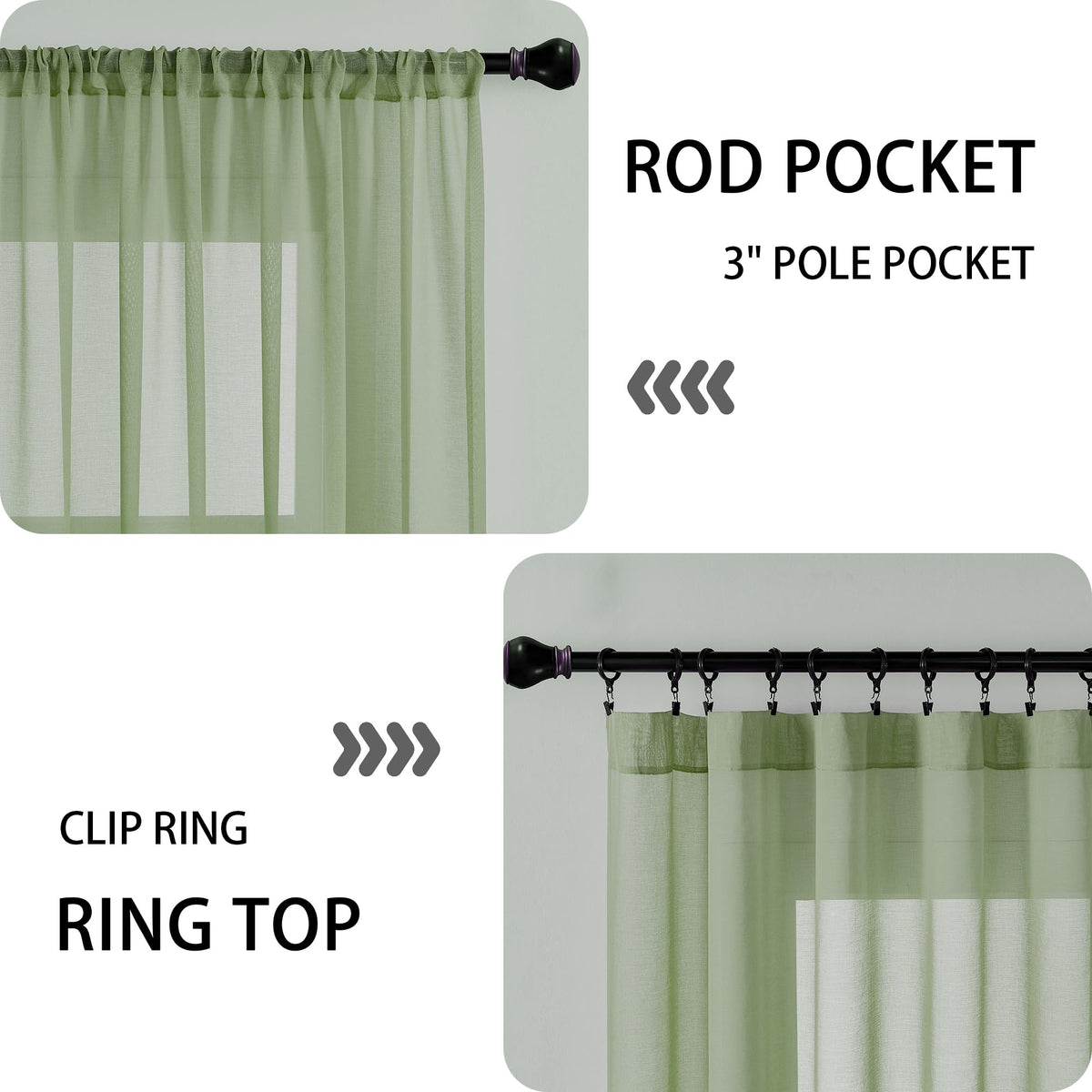 Sheer Door Curtains Closet Linen Textured Curtain Sheers Doorway Light Filtering Voile Patio Glass Door Rod Pocket Curtains French Doors