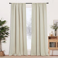 Curtains for Bedroom Living Room Dining Room 102 inches Long (2 Count)
