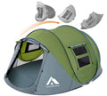 Pop Up Tents for Camping 4 Person Waterproof Military Popup Tent Camping Easy Up Camping Tents Instant Pop Up Tent Big Green