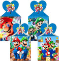 VAESCOL 12pcs Mario Party Gift Candy Boxes Goodie Boxes, Mario Party Supplies for Kids Birthday Decorations