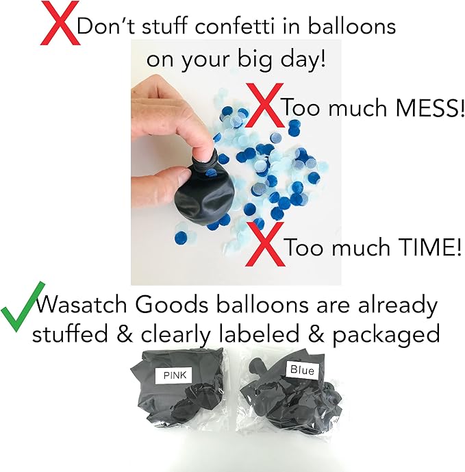 Rool Gender Reveal Games Ideas Gender Reveal Balloon Dart Games for Party Supplies Pack Powder