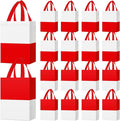 Locmeo 24 Pcs Party Favor Bags with Handles Reusable Non Woven Gift Bags for Girl Boy Birthday, 8 x 4 x 10 Inch