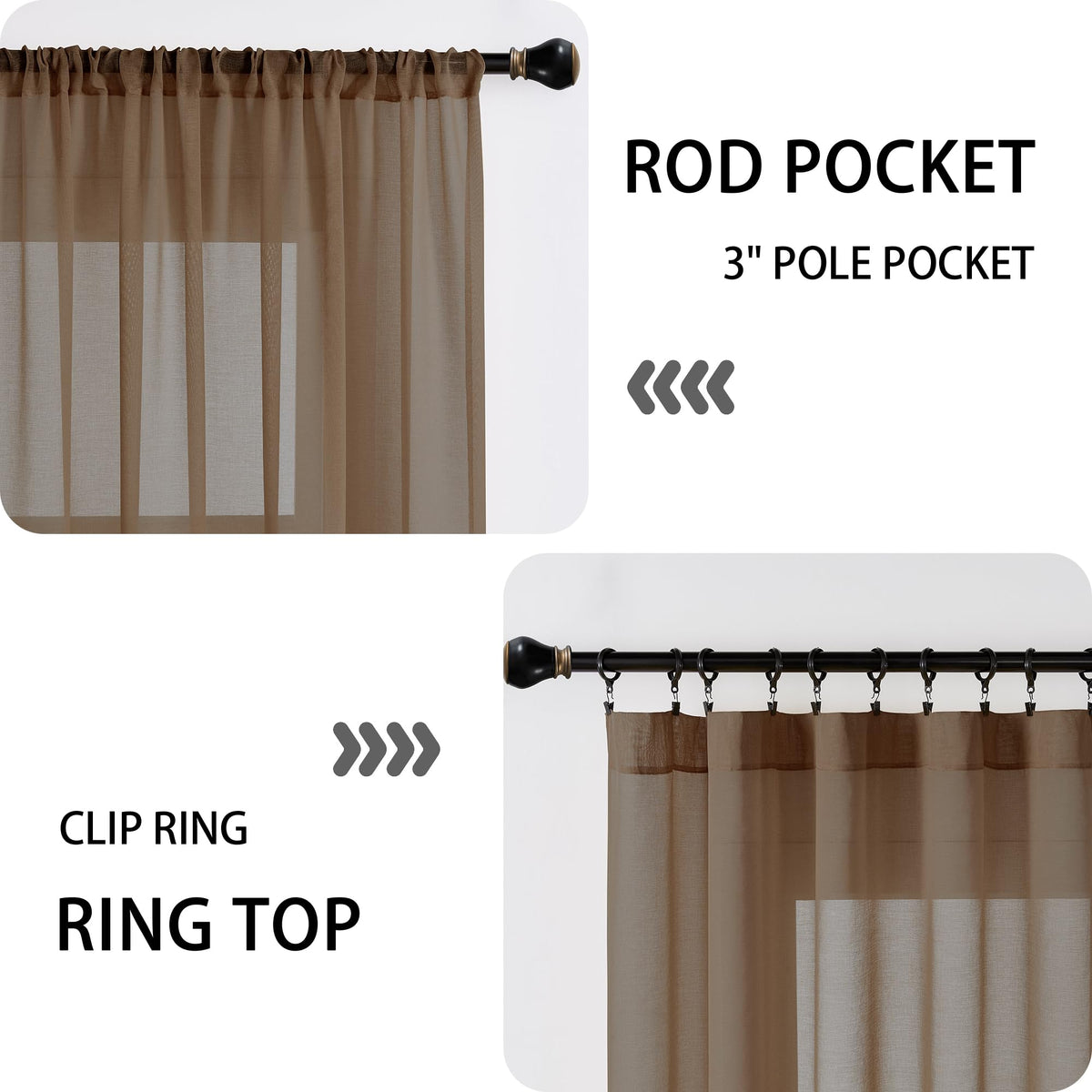 Sheer Door Curtains Closet Linen Textured Curtain Sheers Doorway Light Filtering Voile French Doors Rod Pocket Curtains Patio Glass Door
