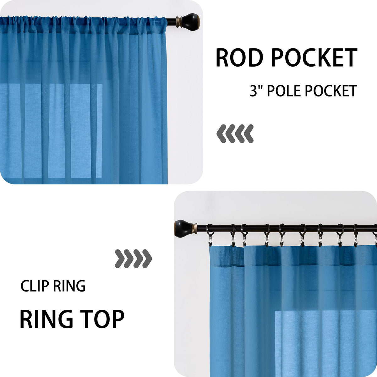 Sheer Door Curtains Closet Linen Textured Curtain Sheers Doorway Light Filtering Voile French Doors Rod Pocket Curtains Patio Glass Door