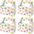BGFMVS 12 Pack Heart LOVE Candy Boxes with Handles, Suitable for Birthday & Bachelorette Parties, Gift Boxes for Adults and Kids, Ideal for Cookies, Cupcakes, Snacks, Party Favors and Decorations