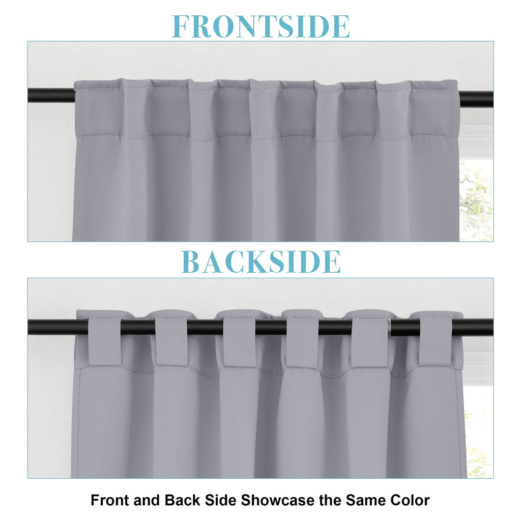 Blackout Curtains 72 inches Long for Bedroom (2 Count)
