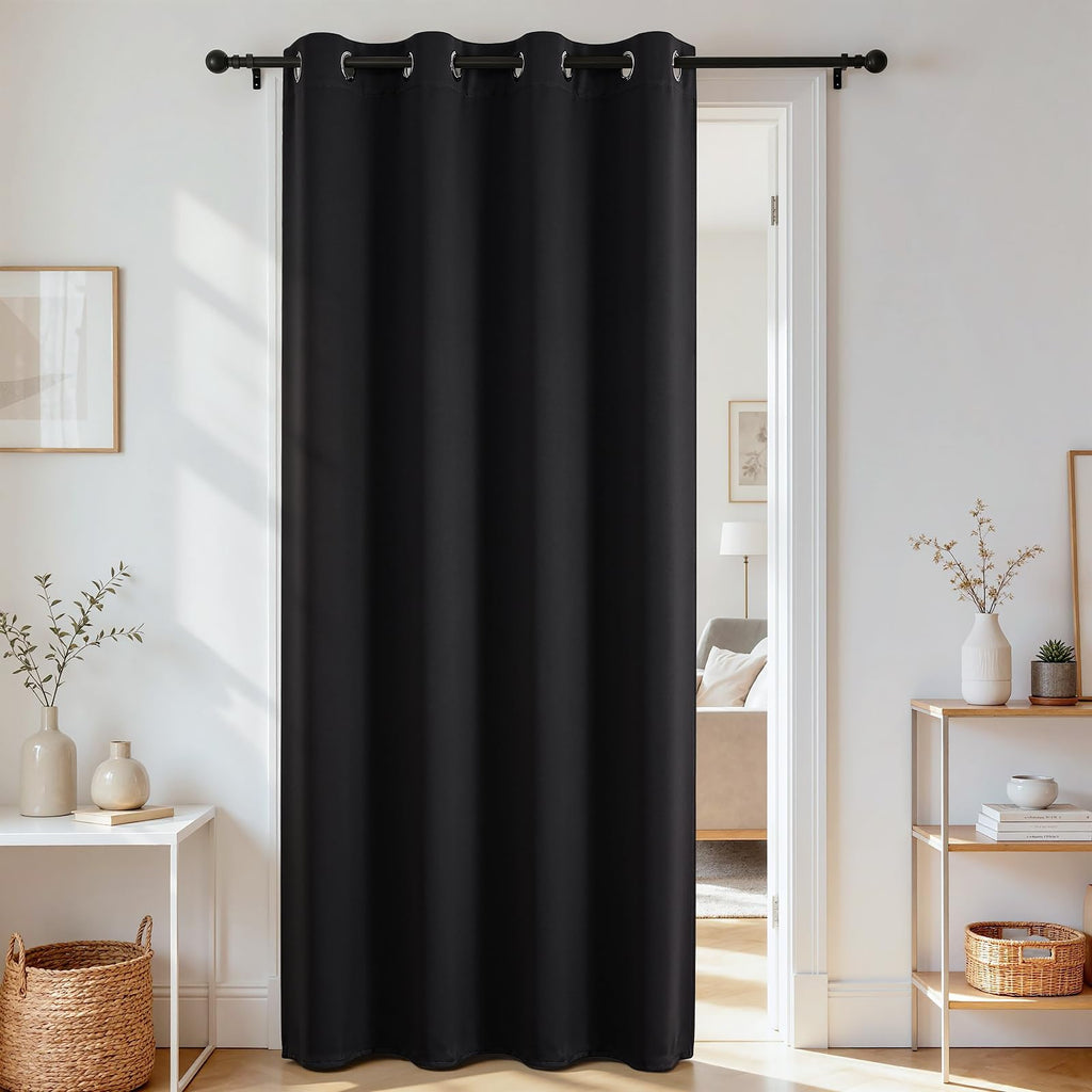 Door Curtain Blackout Curtains for Doorway Privacy Closet Drapes