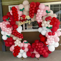 Soonlyn Cherry Balloons Arch kit, 200Pcs Cherry Birthday Decorations Red Pink White Balloons for Shes the Cherry on Top Decorations, Bridal Shower