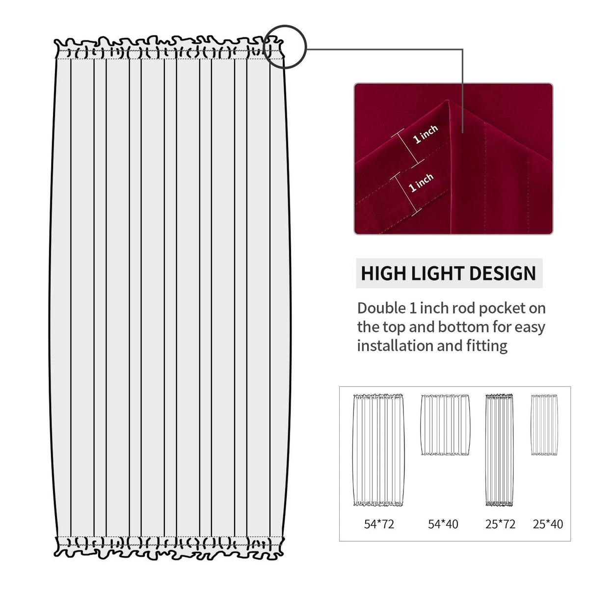 French Door Curtain