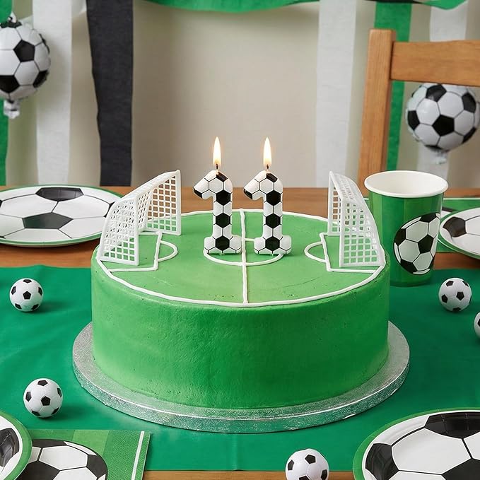 Soccer Number 11 Birthday Candle, 11th Birthday Candle Sport-Theme Cake Topper, Soccer Theme Party Decorations for Boys Girls, Party Supplies Birthday Gifts