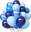 Blue Balloons, 50pcs 12 inch Blue Latex Party Balloons for Birthday, Wedding, Baby Shower Party Decorations