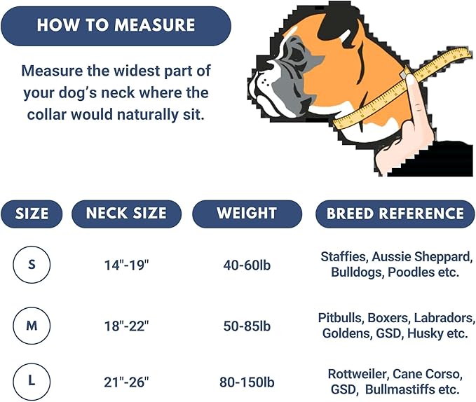 Spark Paws Tactical Dog Collar with Handle - Premium Quality Collar, Robust and Durable Design for Large, Strong Breeds - Pitbulls, Labradors, GSD - Snow Cone - L -1.5"