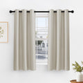 Cream Window Curtain Panels 40 inch Length (2 Count)