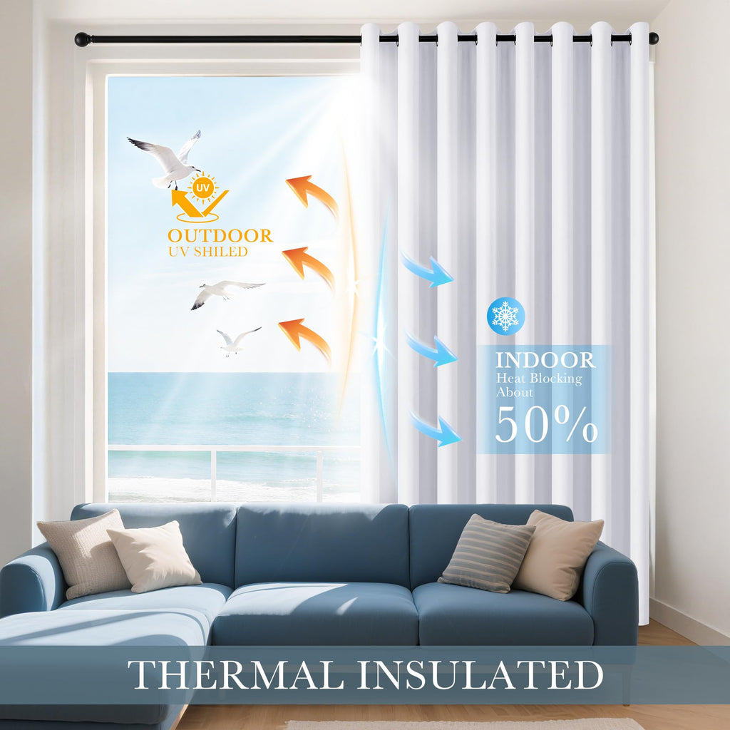 Room Darkening Curtains for Bedroom (2 Count)