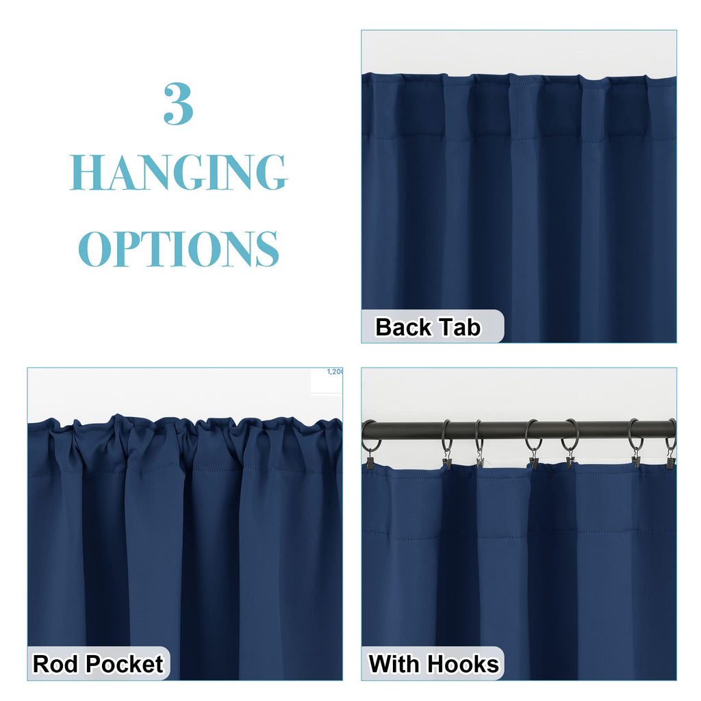 Short Blackout Curtains (2 Count)
