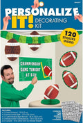 Amscan Personalize It! Football Decorating Kit