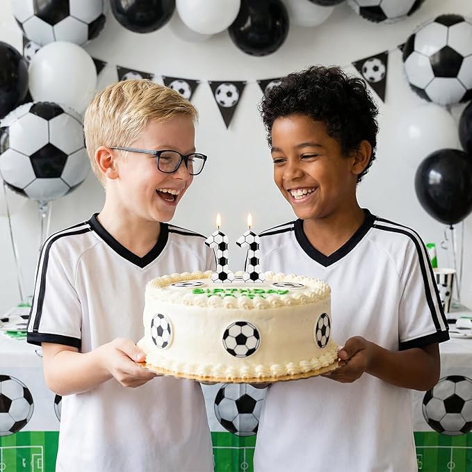 Soccer Number 11 Birthday Candle, 11th Birthday Candle Sport-Theme Cake Topper, Soccer Theme Party Decorations for Boys Girls, Party Supplies Birthday Gifts