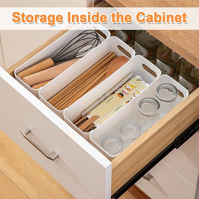 2 Pcs Kitchen Cabinet Door Organizer,Adhesive Mount Inside Cabinet Door Storage,Under Sink Door Storage Shelf for Kitchen,Bathroom,Office,Garage,Craft Room(Transparent)