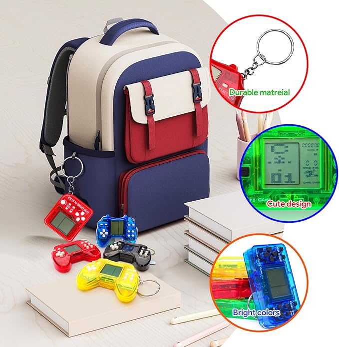 SSRMX 12Pcs Video Game Party Favors for Kids, Mini Gaming Party Favors Bulk Gifts Toys Goodie Bag Stuffers Return Gifts for Birthday Party for Boys and Girls