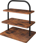 3 Tier Cupcake Stand for 50 Cupcakes, Wood Cupcake Tower Dessert Display Stand, Rustic Tiered Tray Stand, Reusable Cupcake Stand for Wedding, Birthday, Graduation (Brown)