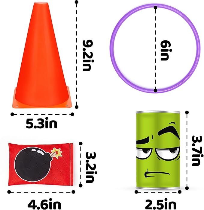 JoyRapt 3 in 1 Bean Bag Toss Outdoor Toys for Toddlers Kids, Cornhole Outside Toys, Carnival Game Toodler Outdoor Indoor Gift for Birthday or Christmas for Ages 3-12 (Animal)