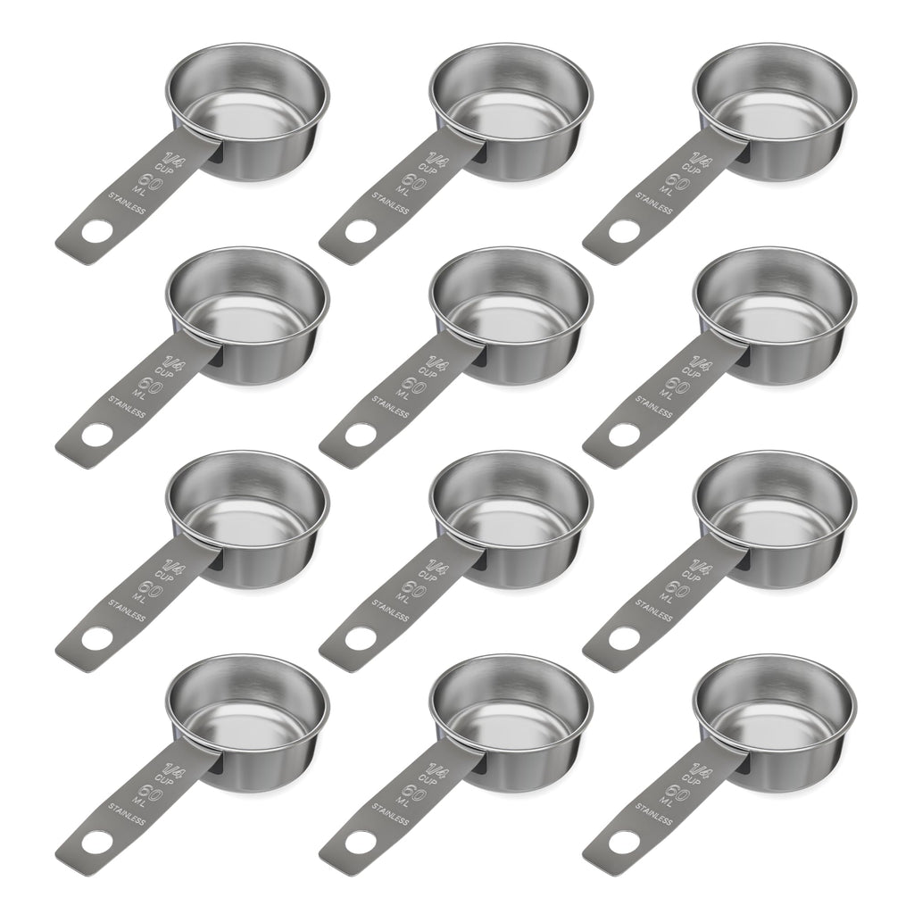 1 4 Cup Stainless Steel Measuring Cup (12 Count)