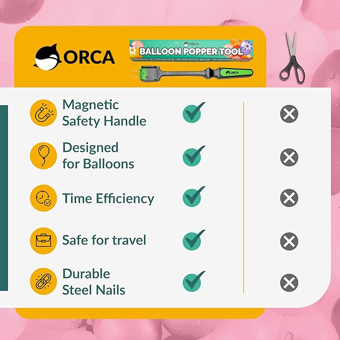 Balloon Popper Tool | Balloon Striker Popping Tool, Truena y Revantar Los Globos, Balloons Accessories for Businesses and Artists To Pop and Remove Arrangements of Balloons