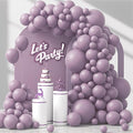 120pcs Dusty Purple Balloons 18 12 10 5 inch Purple Balloons Different Sizes Balloon Arch Kit for Boho Bridal Baby Shower Wedding Birthday Party Decorations