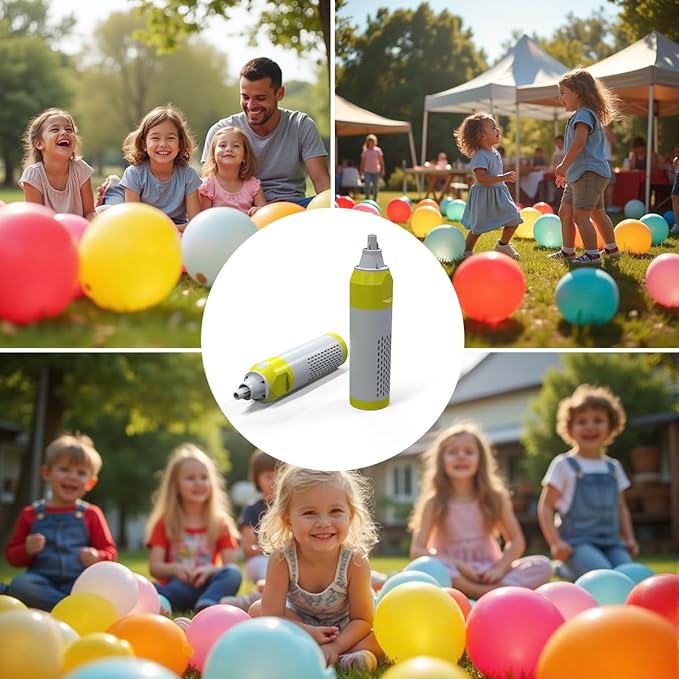 Ultra-Portable Balloon Pump – Cordless, USB Rechargeable & Handheld Electric Air Inflator for Outdoor Parties, Arches, Travel & Events