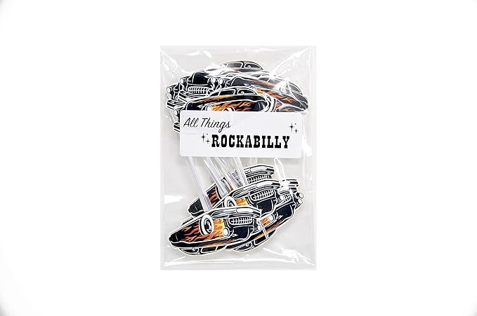 Classic Car Party Decorations - 12 Classic Cars Cupcake Topper Picks - Classic Car Birthday Party Decoration - 1950s Hot Rod Car Cupcake Toppers - Vintage Car Party Decorations