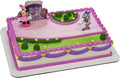 DecoSet® Disney Minnie Mouse Happy Helpers Cake Topper, 4-Piece Cake Decoration Set with Minnie Mouse And Daisy Duck
