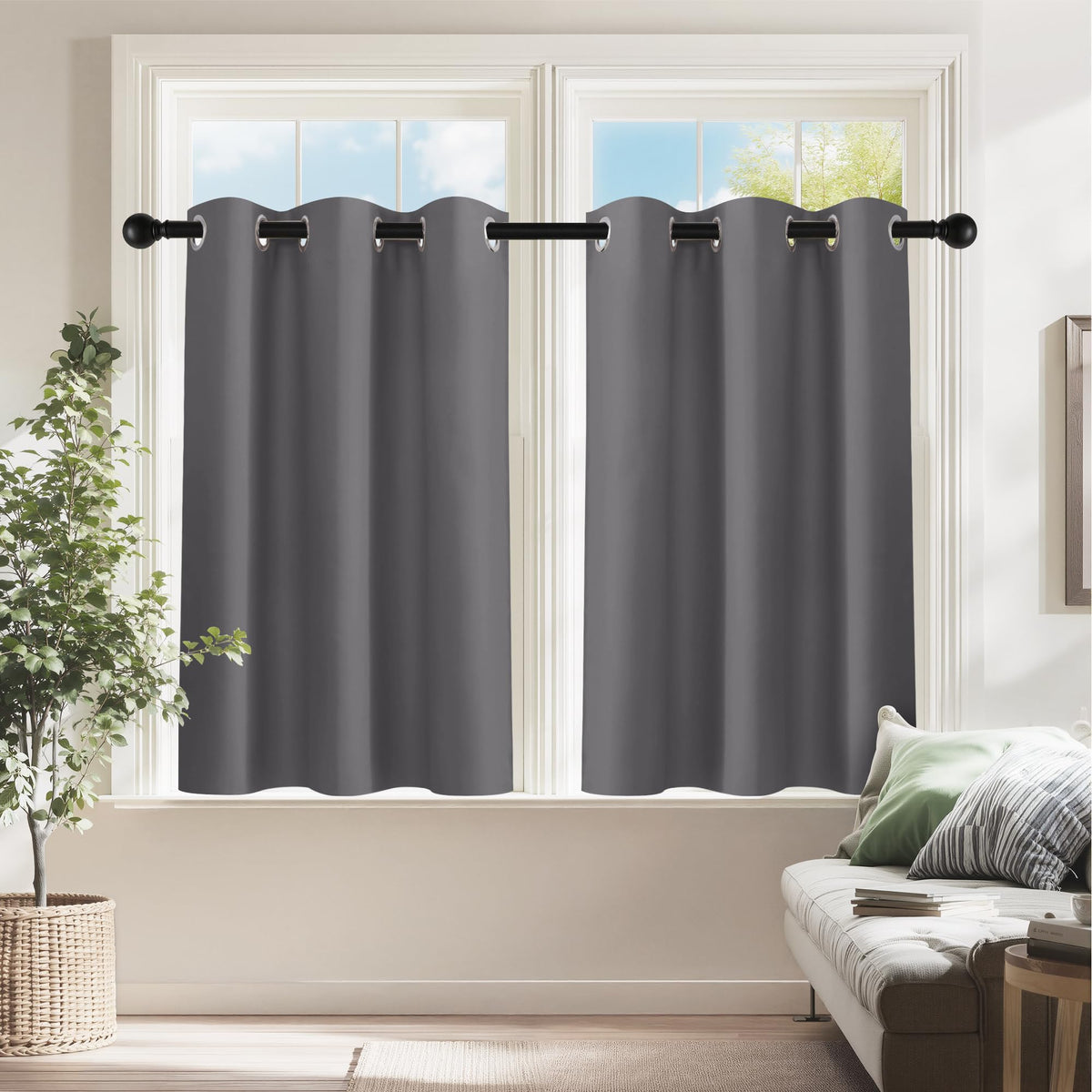 Cafe Curtains 24 inch Length (2 Count)