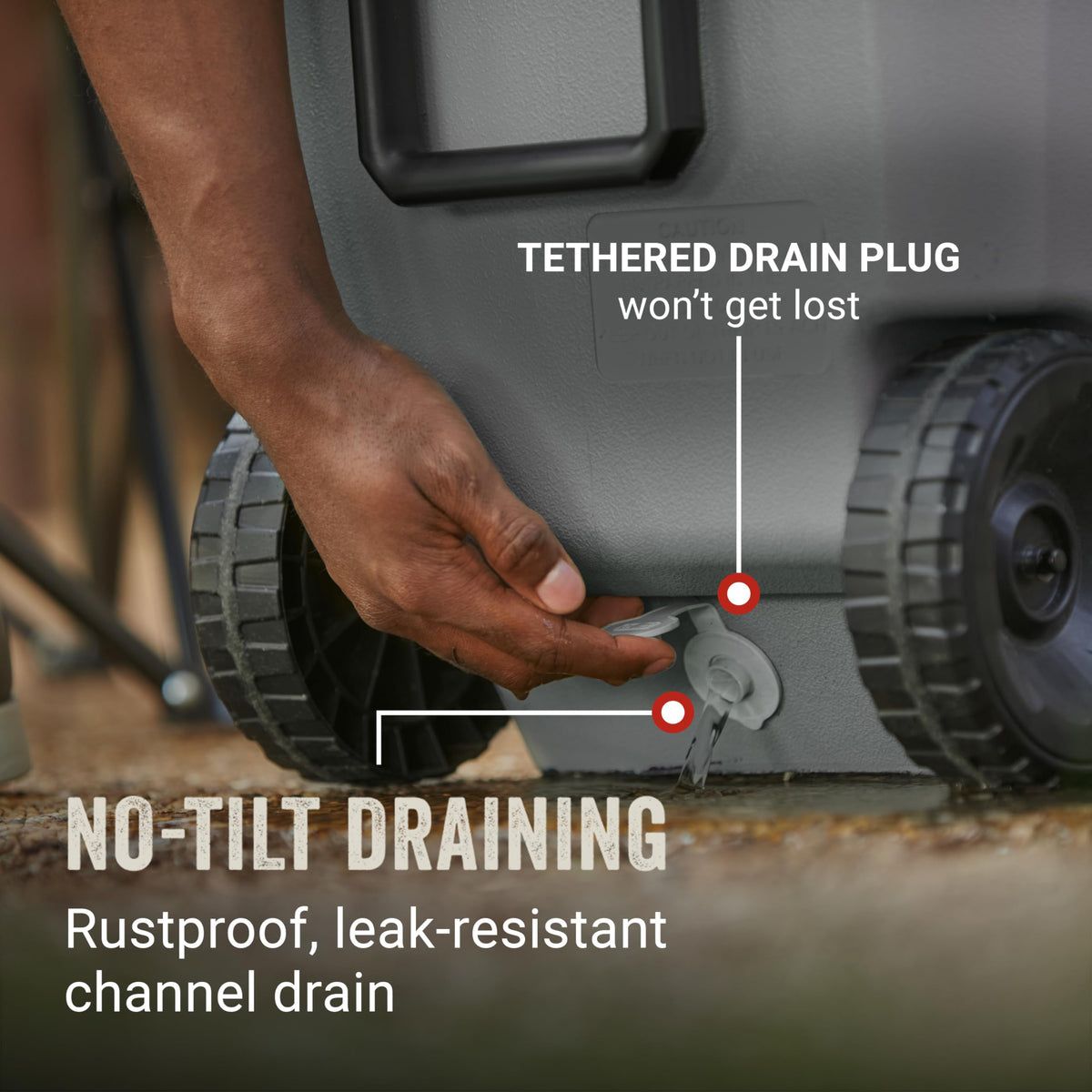 Coleman Classic Series Insulated Portable Rolling Cooler with Wheels, Leak-Resistant Outdoor Hard Cooler Keeps Ice up to 5 Days, 100-Quart