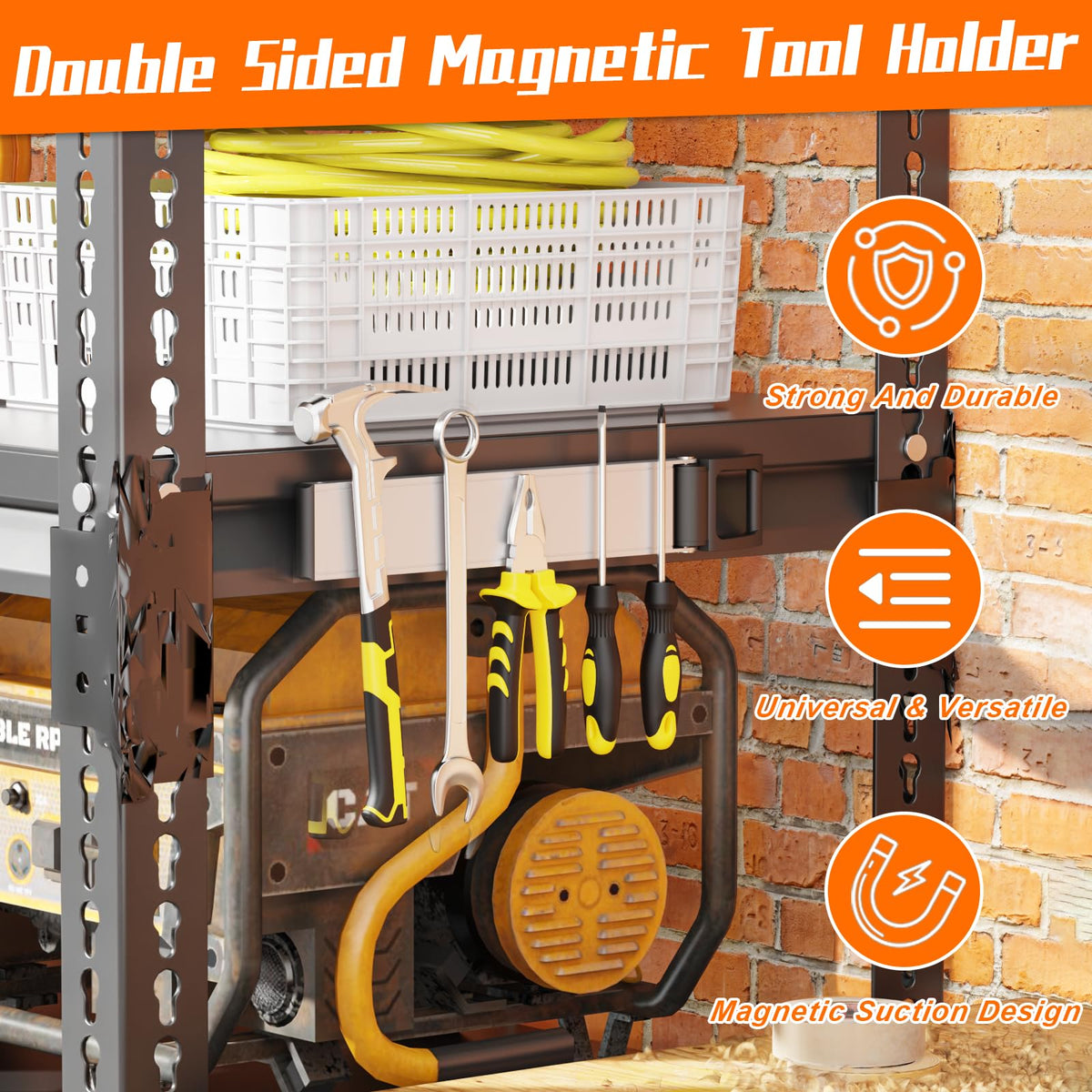 Double Sided Magnetic Tool Holder Heavy Duty