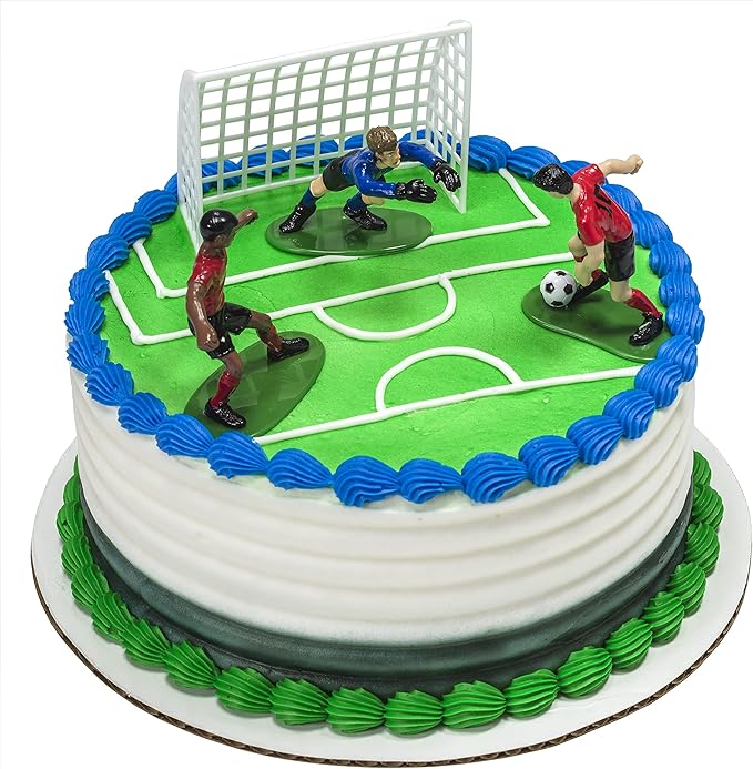 Soccer- Kick Off Boys DecoSet Cake Decoration