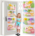 Upgraded Assembly Type Stuffed Animal Storage. Original Design & Patented, 4 Components Over the Door Organizer, Adjustable Stuffed Animals Storage, Suitable for Doors and Walls of Various Heights.