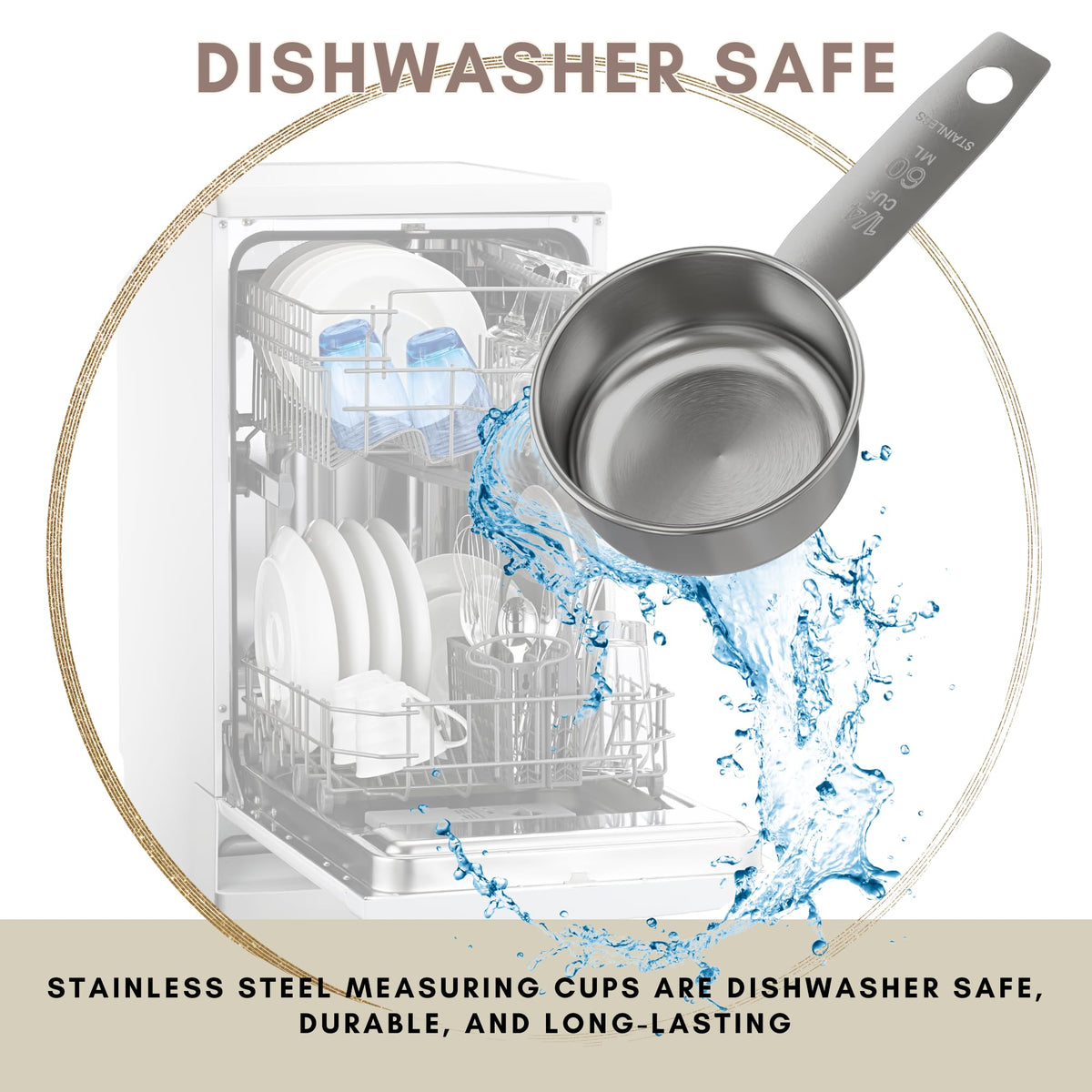 1 4 Cup Stainless Steel Measuring Cup (12 Count)