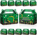 Green Hero Party Decorations Cartoon Green Hero Party Favors Box Super Theme Candy Goodie Treat Boxes for Kids Boys Girls Super Theme Comic City Cityscape Birthday Baby Shower Supplies 24Pcs