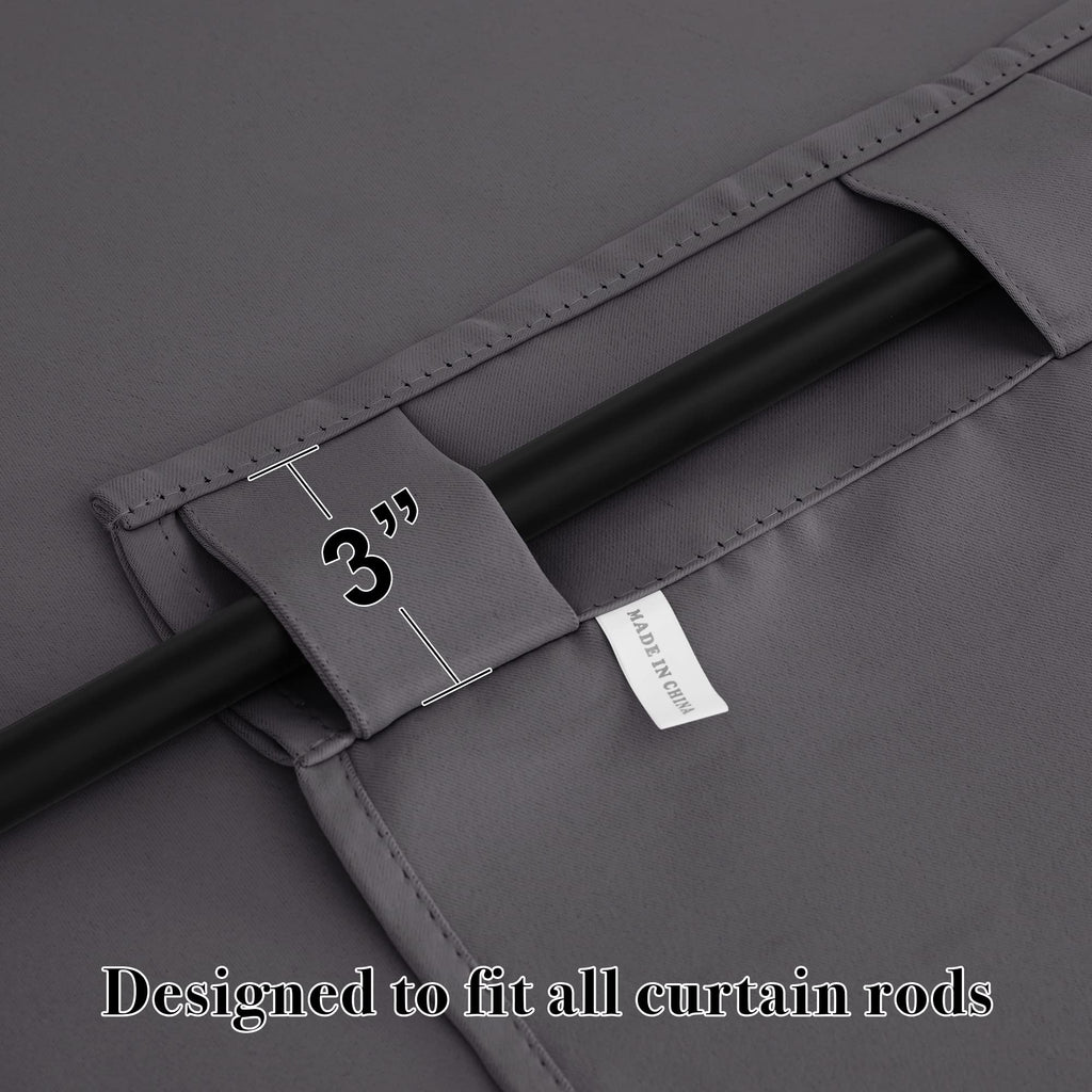 Short Blackout Curtains for Small Kitchen Cafe Bathroom Window