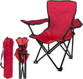 Pacific Play Tents – Kids Folding Chair, 100 lbs. Weight Capacity - Ruby Red