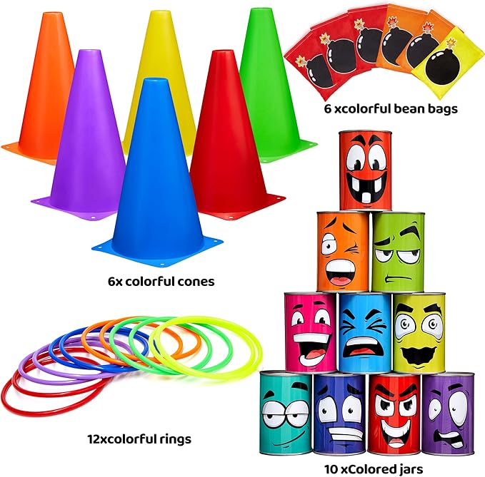 JoyRapt 3 in 1 Bean Bag Toss Outdoor Toys for Toddlers Kids, Cornhole Outside Toys, Carnival Game Toodler Outdoor Indoor Gift for Birthday or Christmas for Ages 3-12 (Animal)