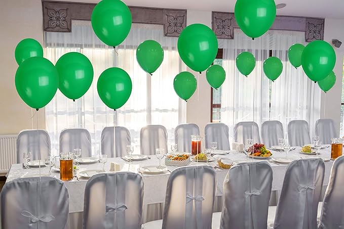 Treasures Gifted Emerald Forest Green Balloons 72 Pack - 12 Inch Latex Dark Hunter Green Balloons - Globos Verdes - St. Patricks Day Decorations