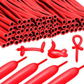 260 Balloons 100 Pcs Red Balloon Arch Graduation Long Balloons For Tying Arch Balloon Animal Birthday Party Suppplier Engagement Decor