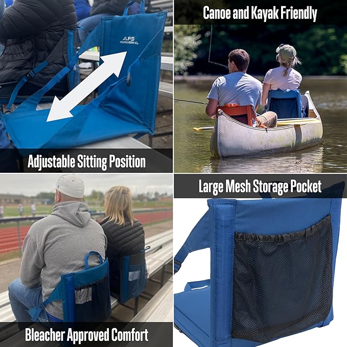 ALPS Mountaineering Weekender Camp Seat, One Size, Salsa